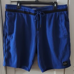 Calvin Klein Blue Tech Jersey Shorts